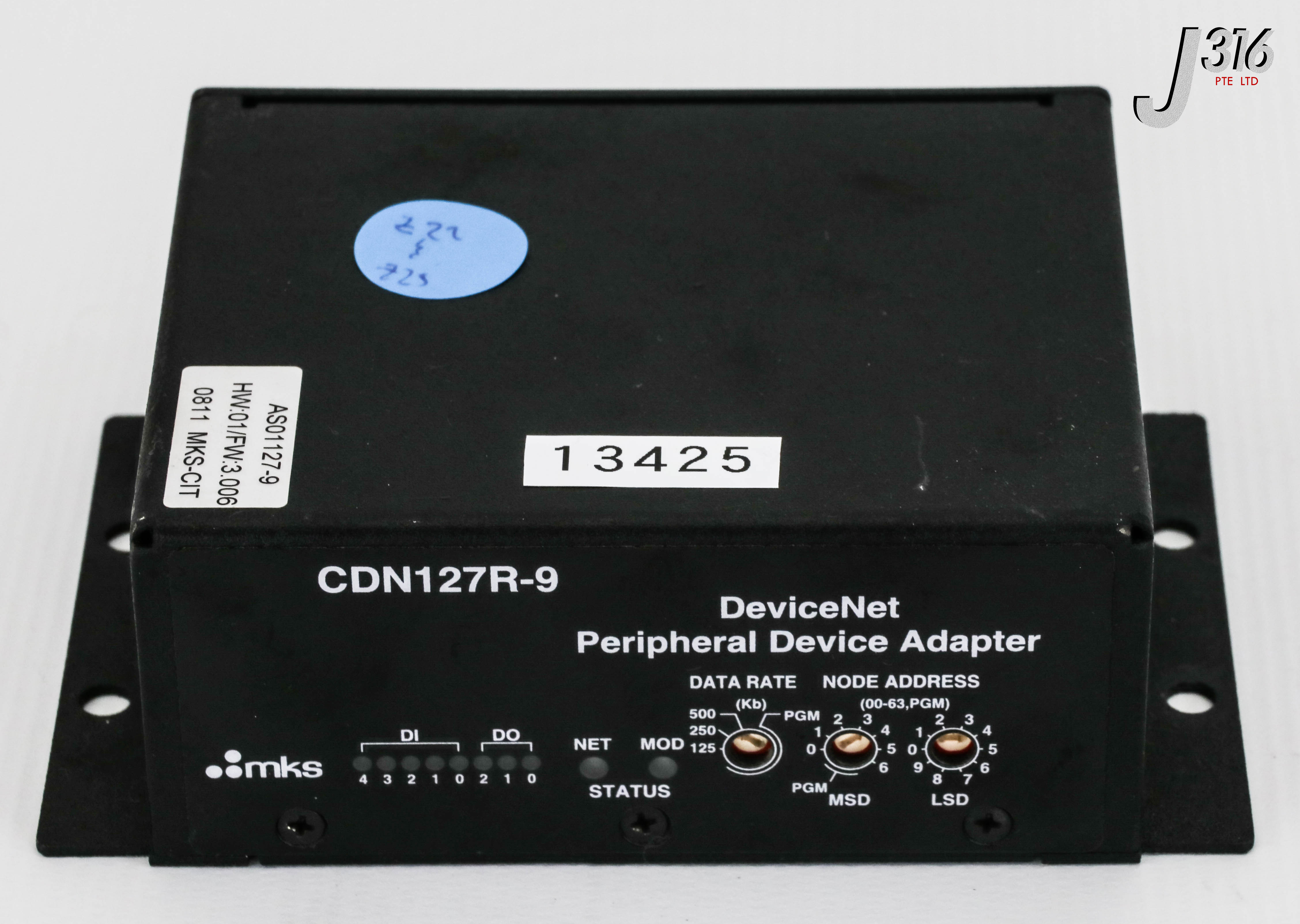 ウィル 13425 MKS DEVICENET PERIPHERAL DEVICE ADAPTER CDN127R-9 | eBay UK